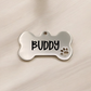 Bone Dog Tag with Pawprint