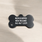 Bone Dog Tag with Pawprint