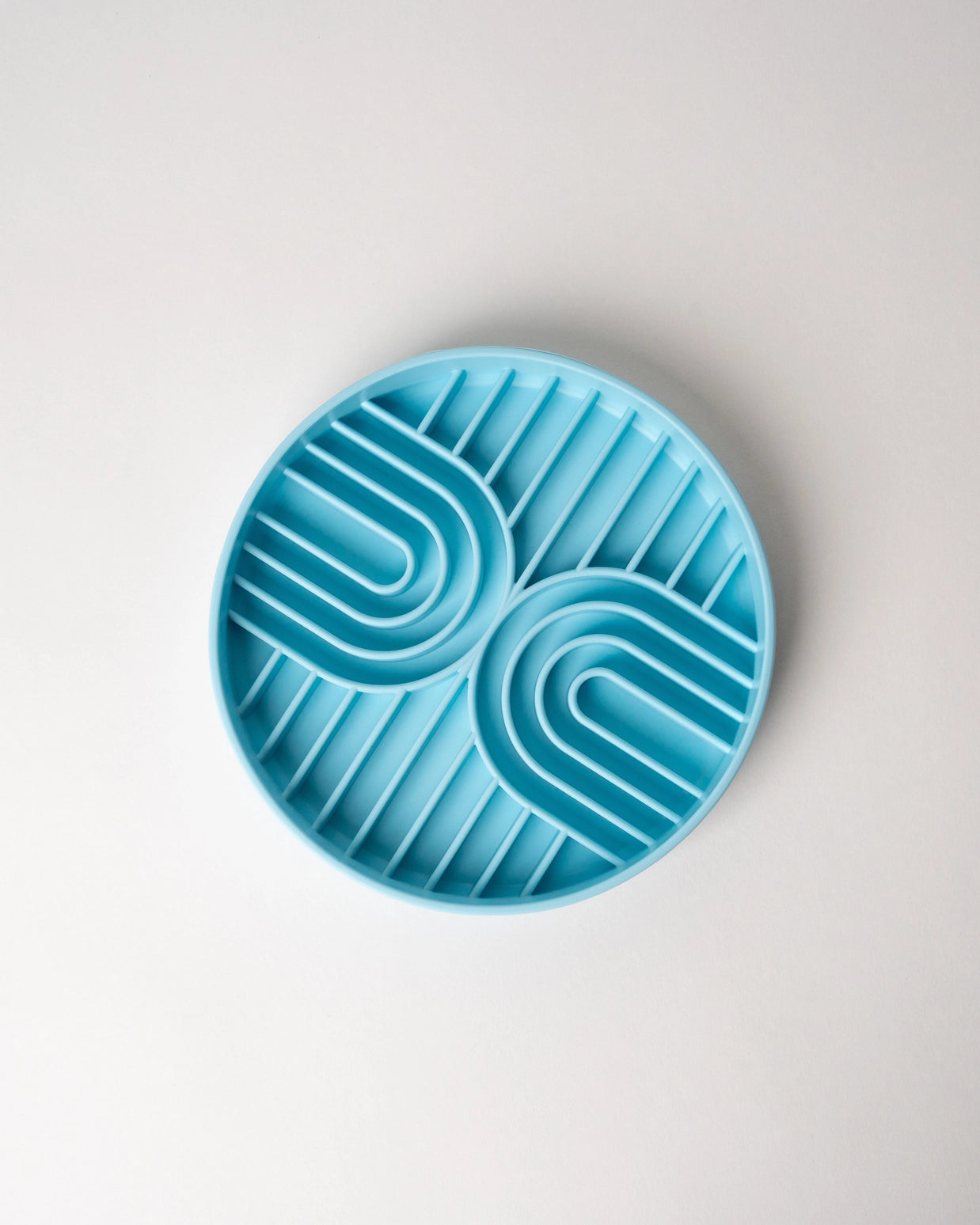 Blue Silicone Slow Feeder Dog Bowl by Bundle x Joy