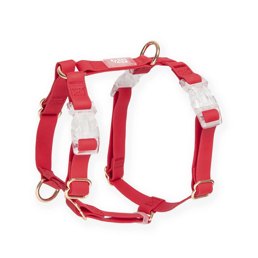 Cherry Red Cloud Lite Dog Harness by Sunny Tails